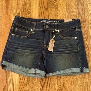 AE midi jean shorts, size 10, NWT